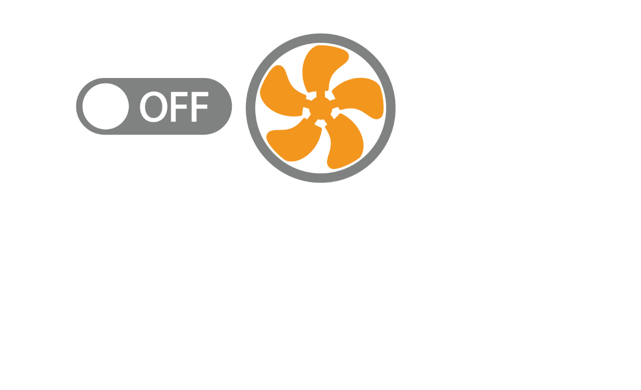 Illustration of an AC fan