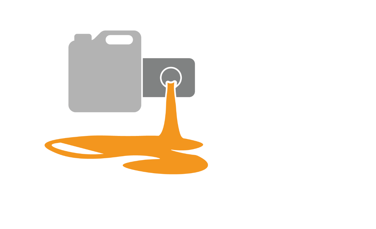 Illustration of pesticide spill